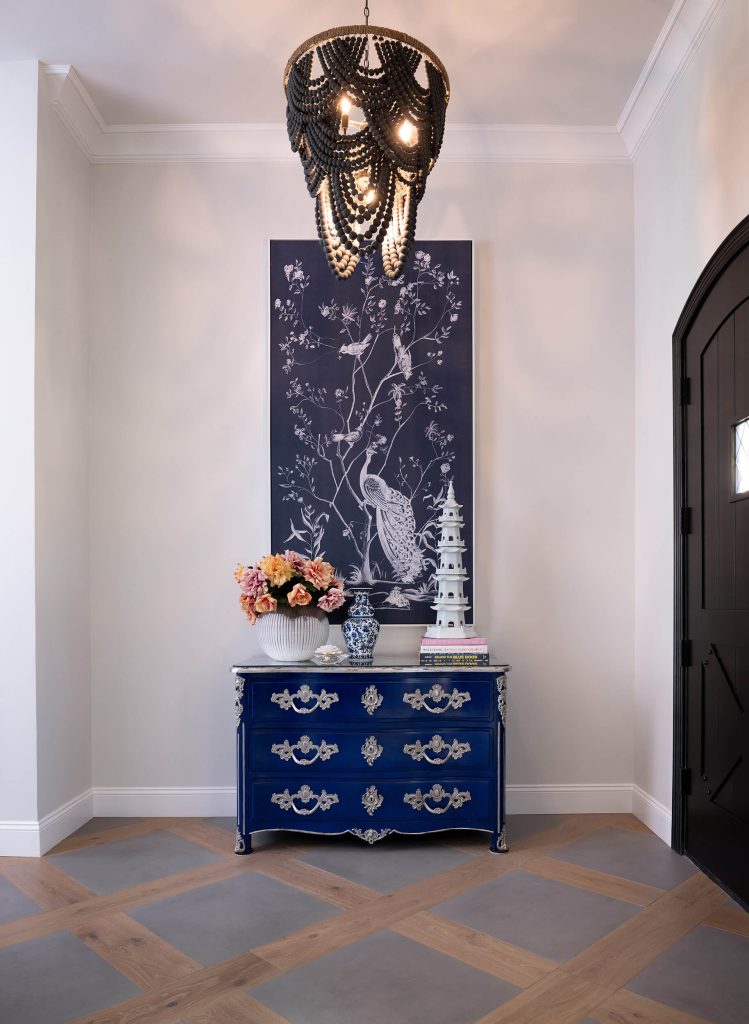 Robert Moseley Interior Designer Bakersfield Blue Dresser